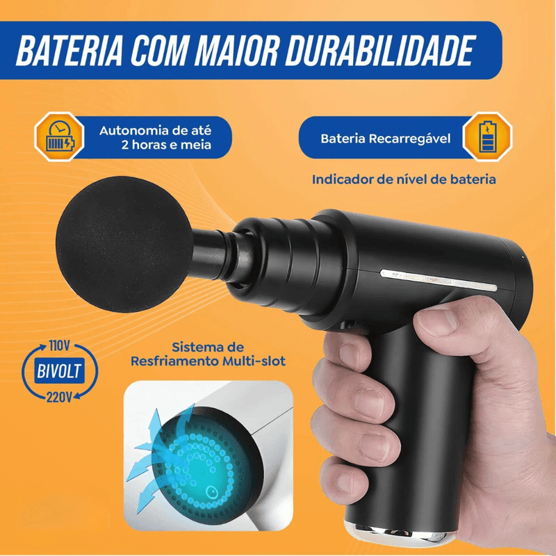 Mini Pistola De Massagem e Relaxamento Muscular - Mercado Maia