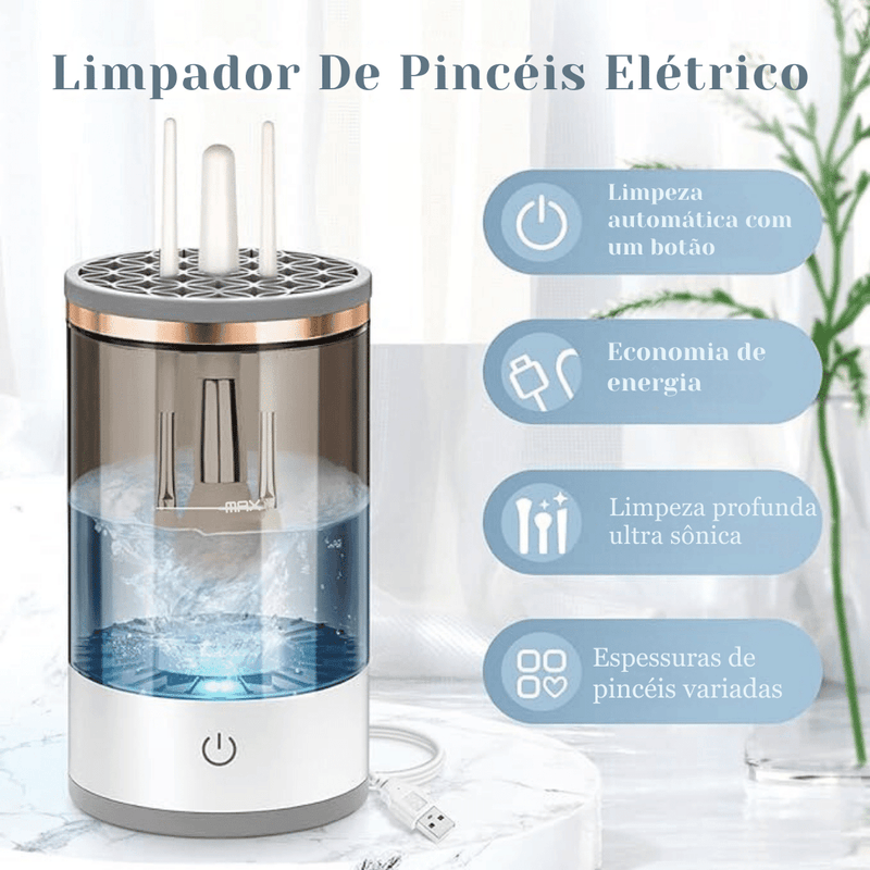 Limpador Para Pincéis de Maquiagem Elétrico - Mercado Maia