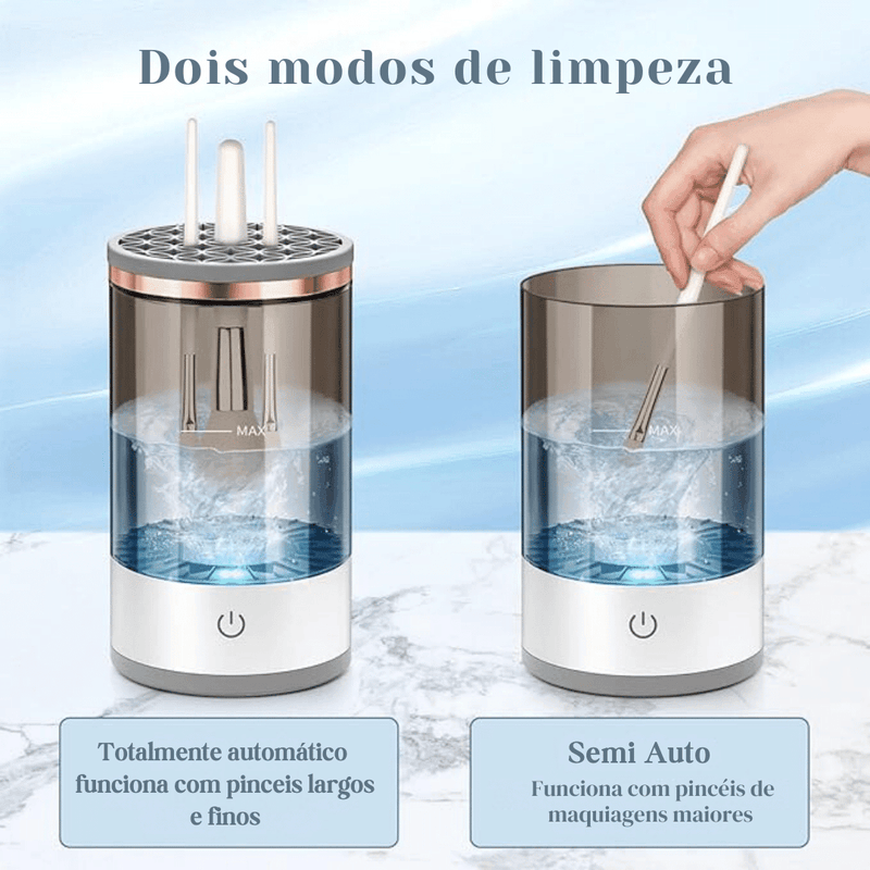 Limpador Para Pincéis de Maquiagem Elétrico - Mercado Maia