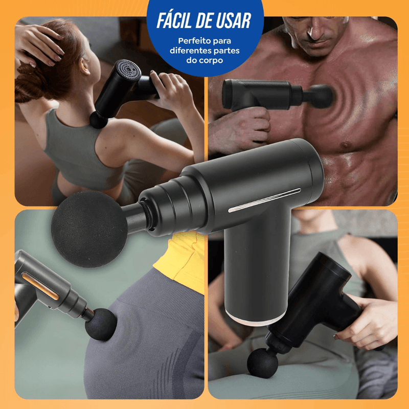 Mini Pistola De Massagem e Relaxamento Muscular - Mercado Maia