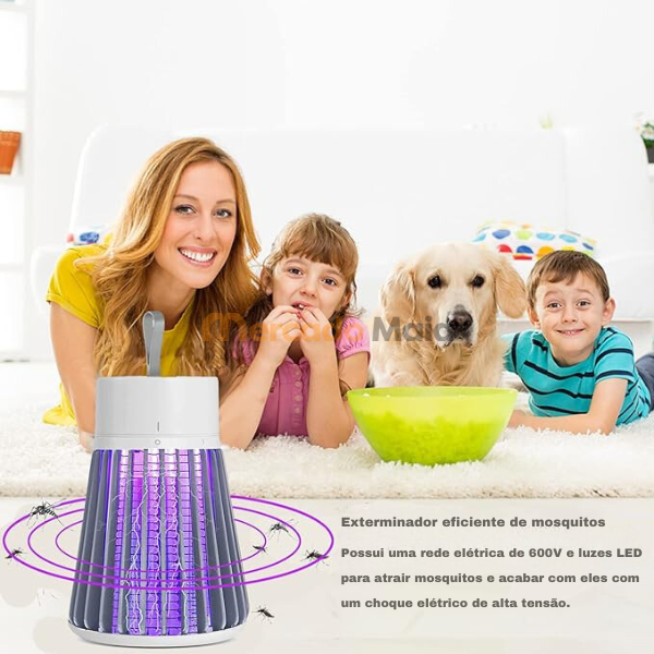 Luminária Mata Mosquito Led Ultravioleta - Mercado Maia