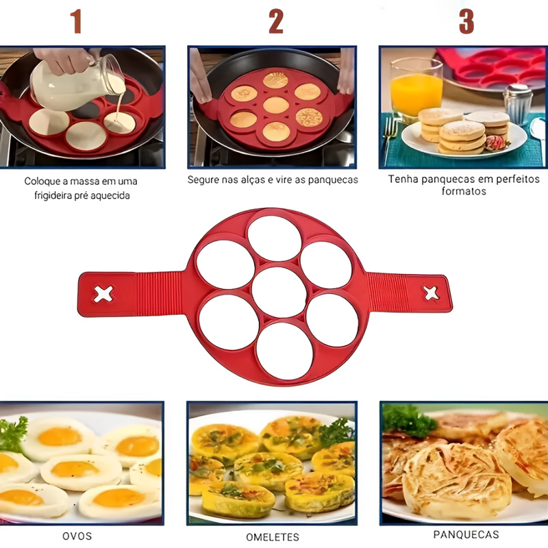 Forma para Panquecas Silicone