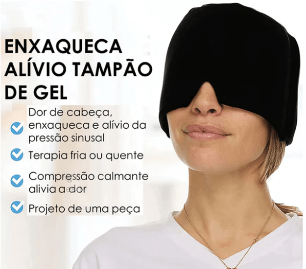 Máscara Em Gel Para Alivio Da Enxaqueca - Mercado Maia