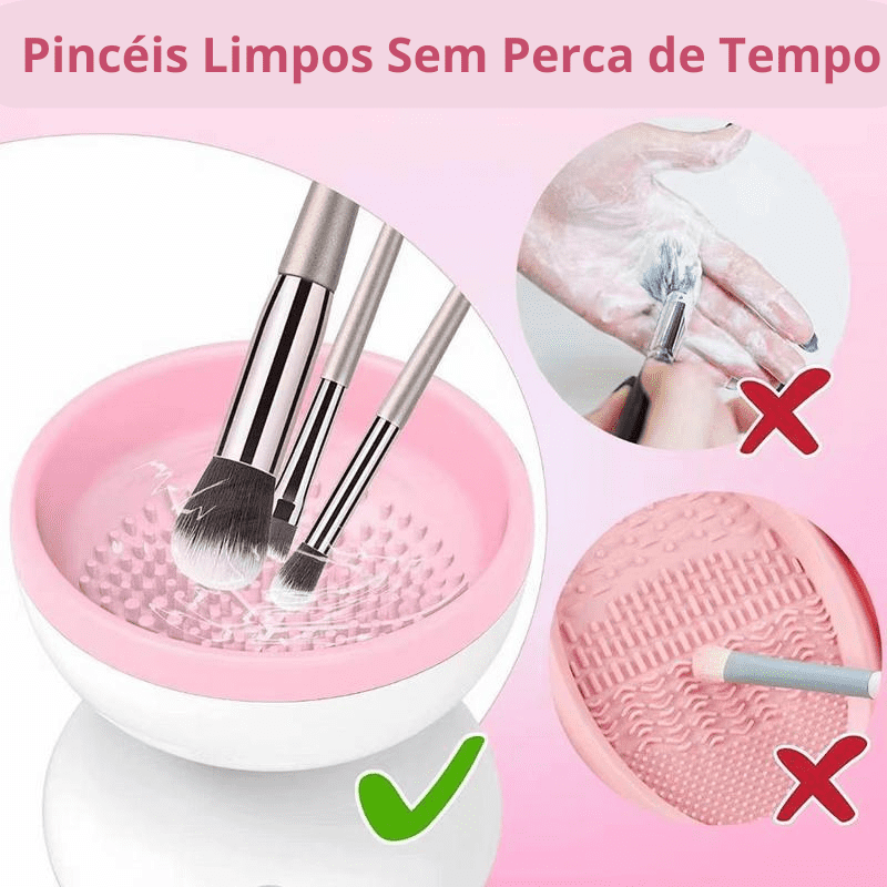 Limpador Elétrico de Pincel de Maquiagem - Mercado Maia