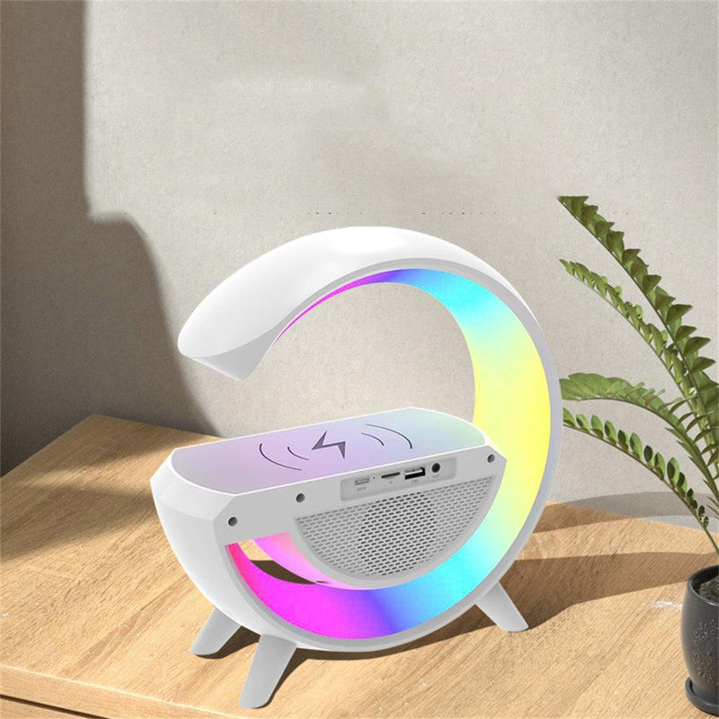 Luminária De Mesa P Speaker Smart Station Bluetooth C/ Som - Mercado Maia