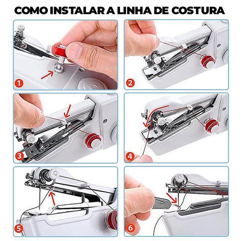 Mini Máquina de Costura Portátil - Mercado Maia