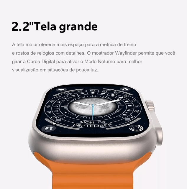 Relógio Smartwatch Ultra Series 8 Sports - Mercado Maia